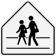  When you see this yellow sign, you should 